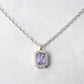 Gemstone Birthstone Baguette Necklaces