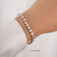 Round Bezel Tennis Bracelet