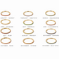 gemstone rings in different birthstone variants