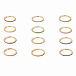 birthstone rings in different birthstone variants