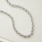 Image of silver chain statement necklace 