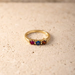 three stone custom birthstone image
