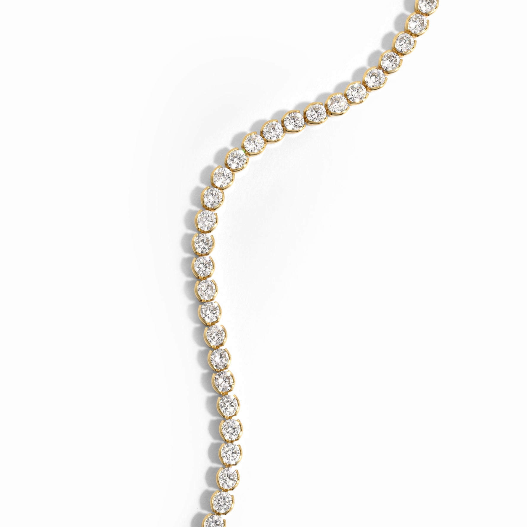 Delicate tennis bracelet