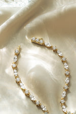 pear tennis diamond necklace