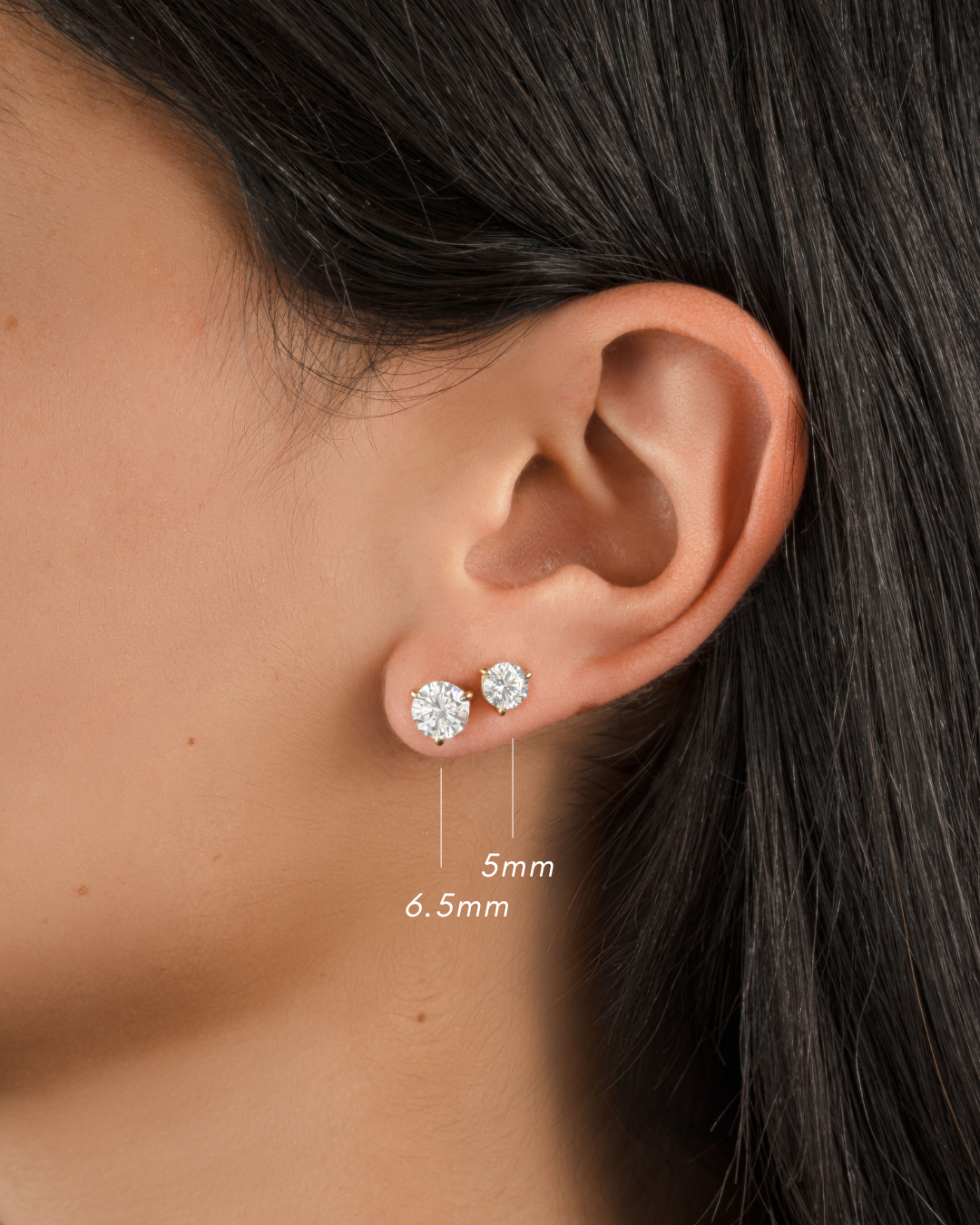 diamond stud earrings