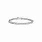 Silver cz tennis bracelet