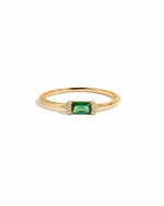 sami jewels birthstone ring in emerald green