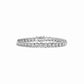 Silver emerald cut tennis bracelet by Sami Jewels