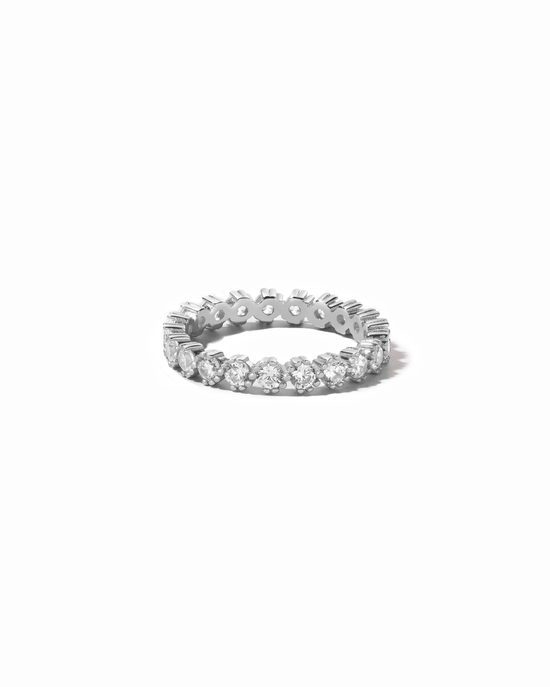 silver eternity ring
