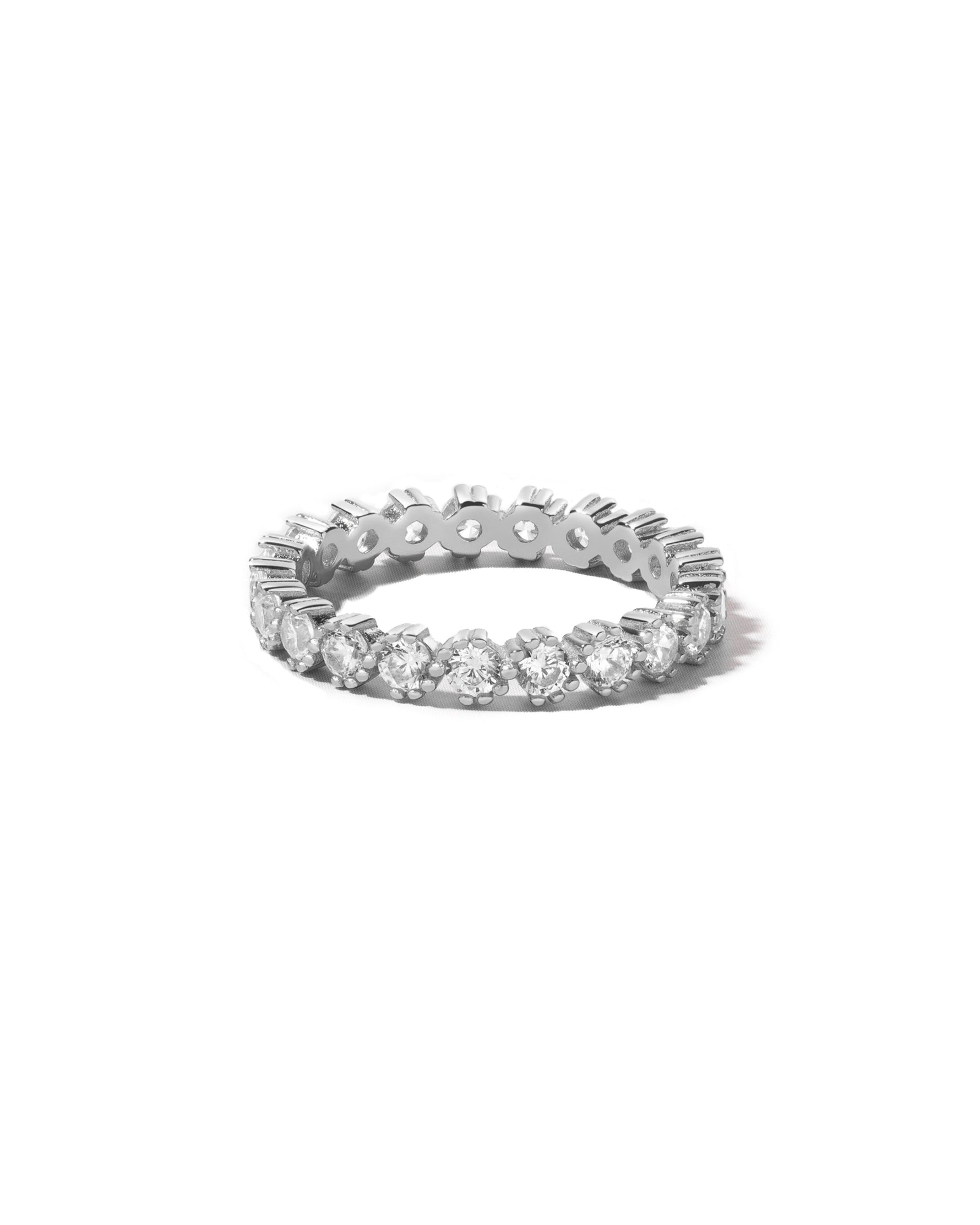 silver eternity ring