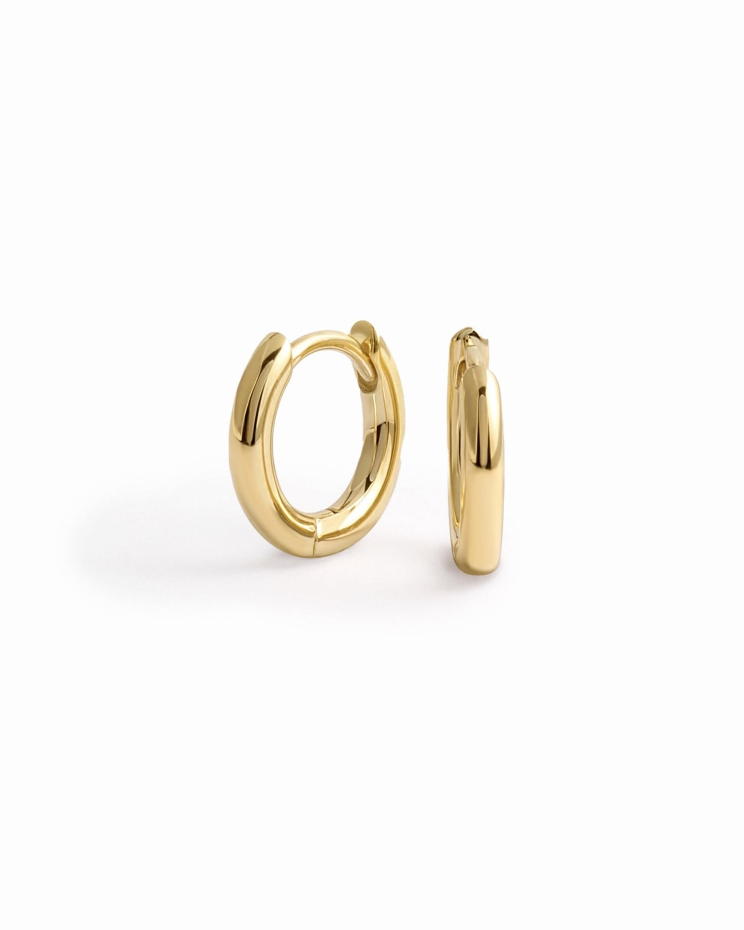 gold mini hoop earring
