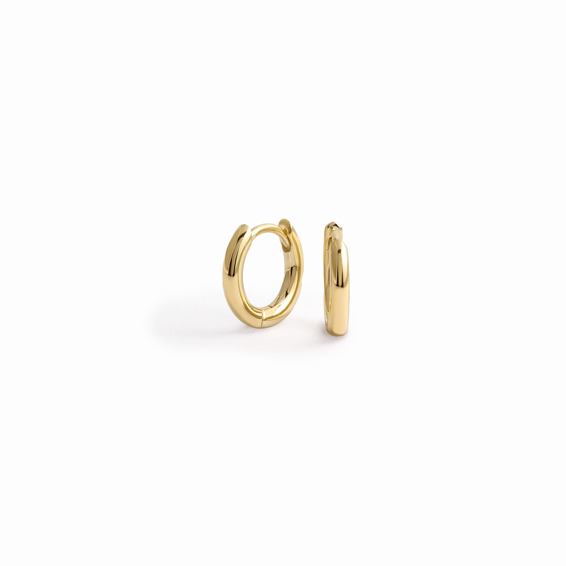 gold mini hoop earring