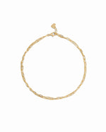 gold chain anklet set