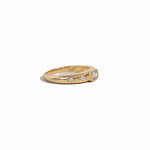 gold starburst baguette ring