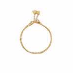dainty gold bracelet set