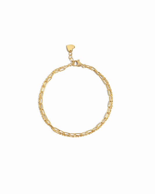 gold chain bracelet set