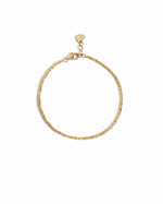 gold dainty chain bracelet