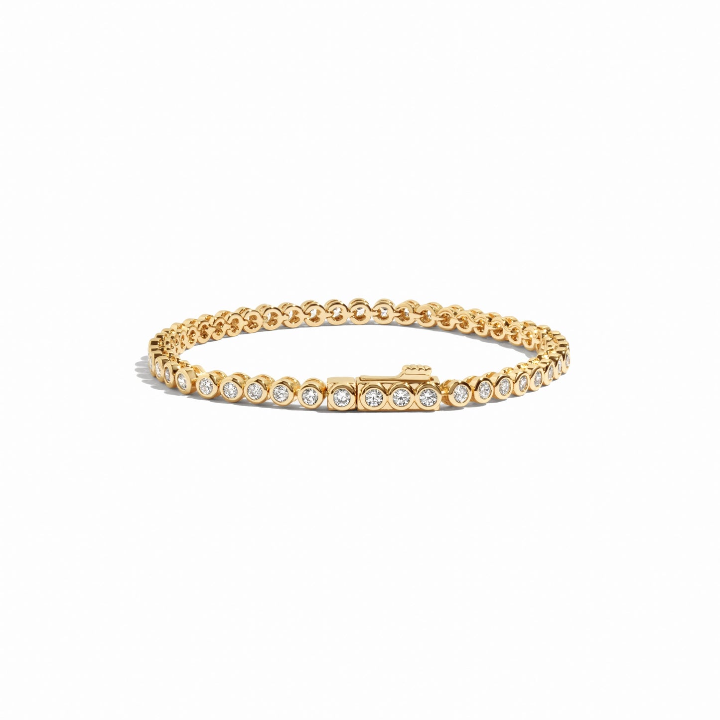 latch closure tennis bracelet