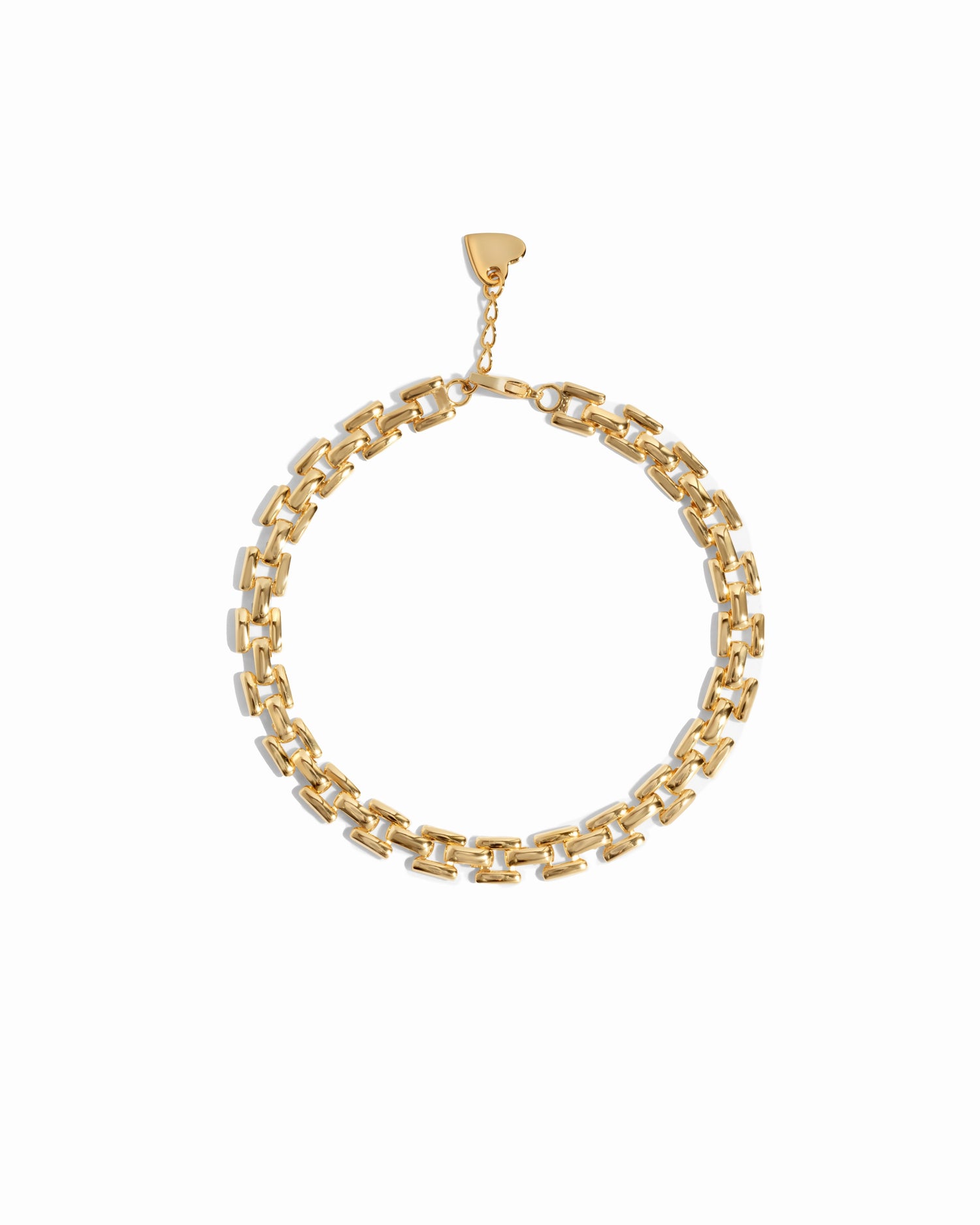 gold chain link bracelet