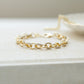 Round Pave Link Bracelet