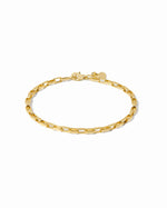 gold paperclip chain bracelet