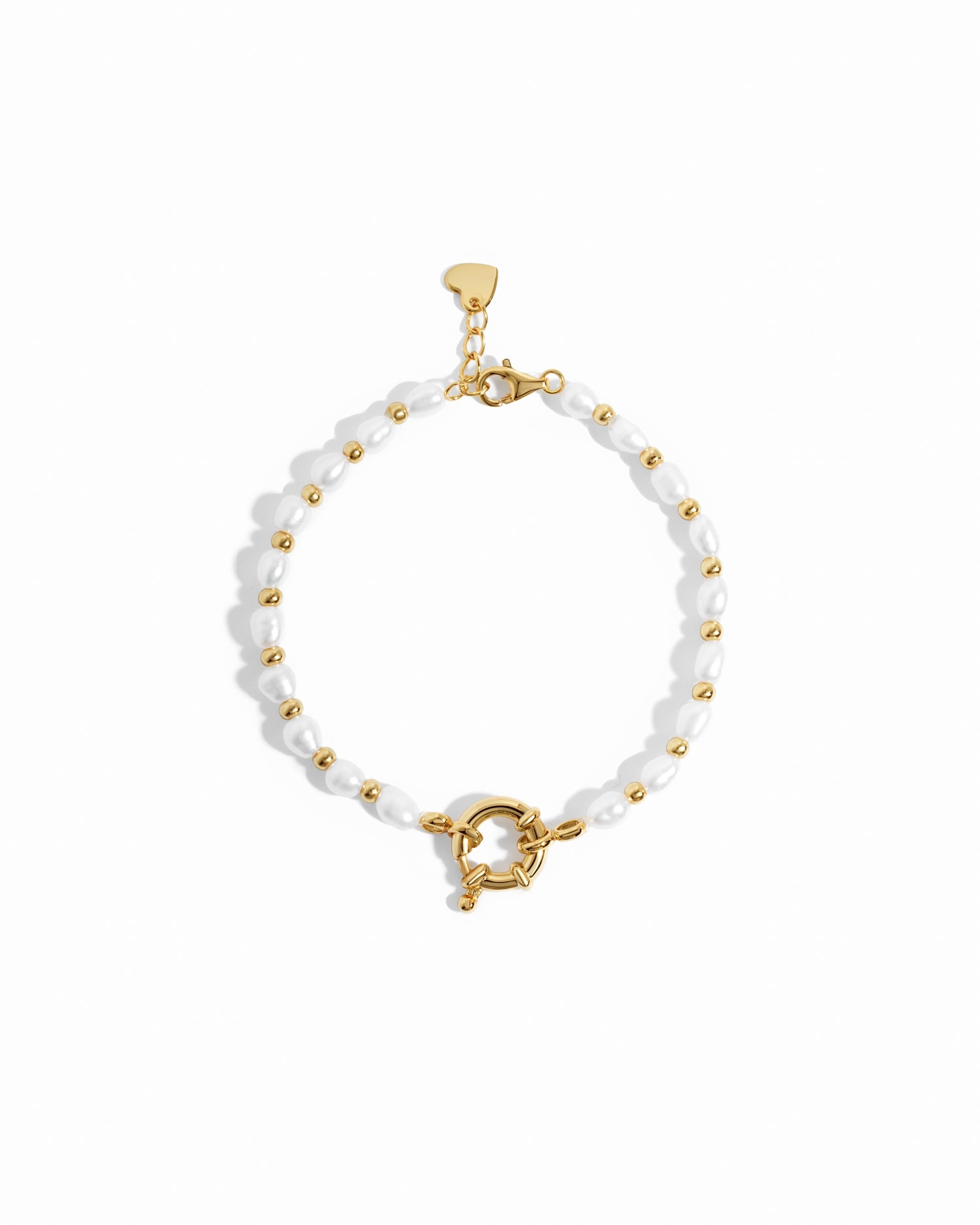 gold pearl bracelet