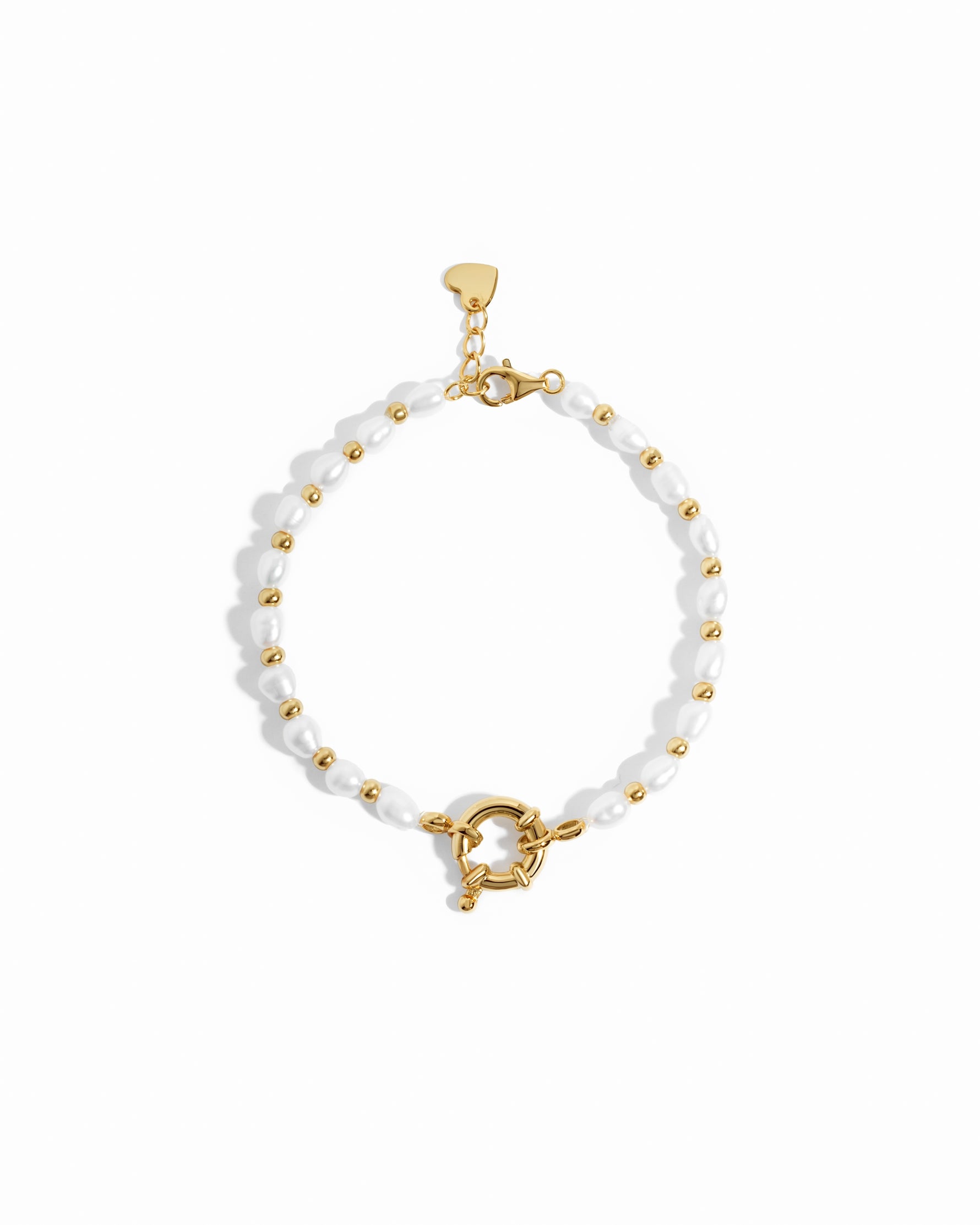 gold pearl bracelet