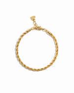 gold rope chain bracelet