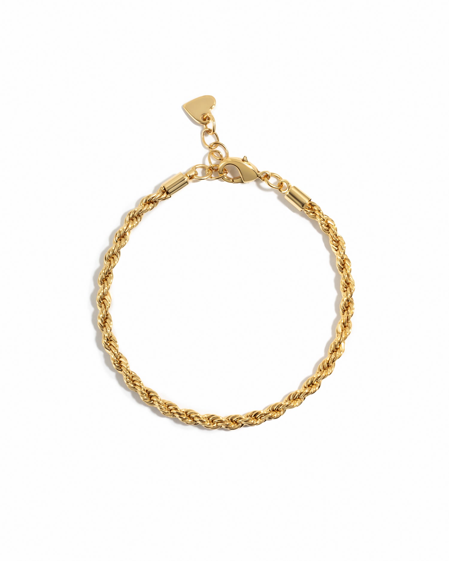 gold rope chain bracelet