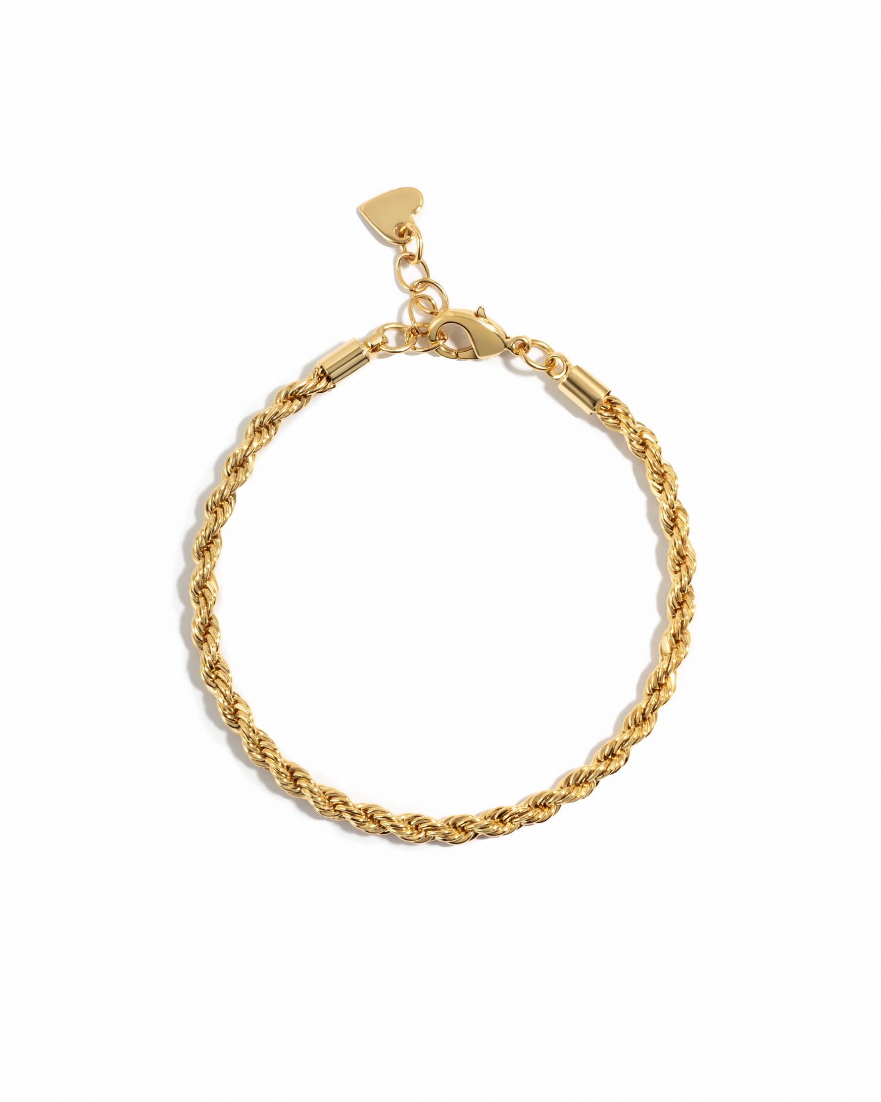 gold rope chain bracelet