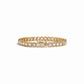 emerald cut bezel-set tennis bracelet 