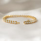 Round Bezel Tennis Bracelet
