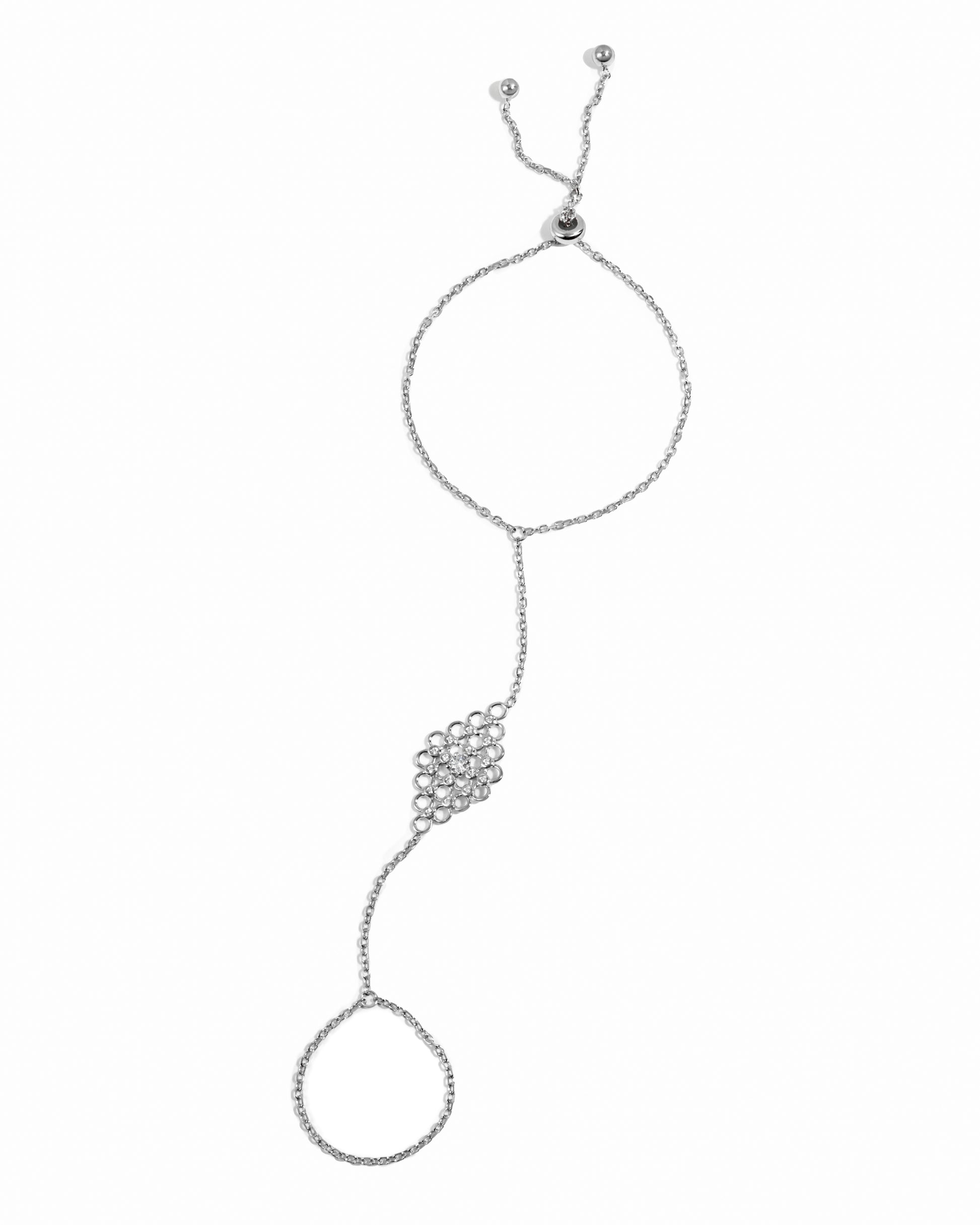 sterling silver slave chain bracelet