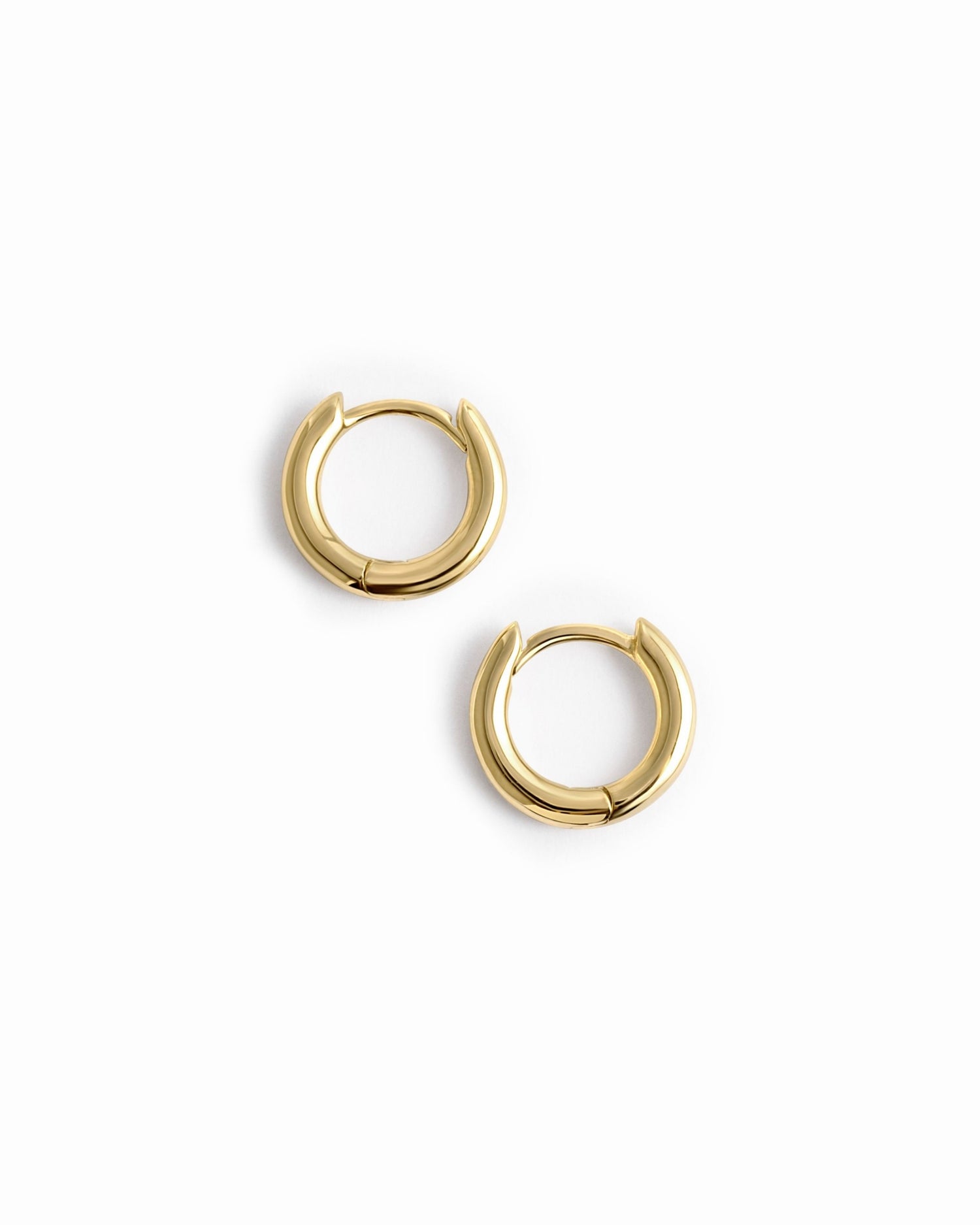 gold mini hoop earring