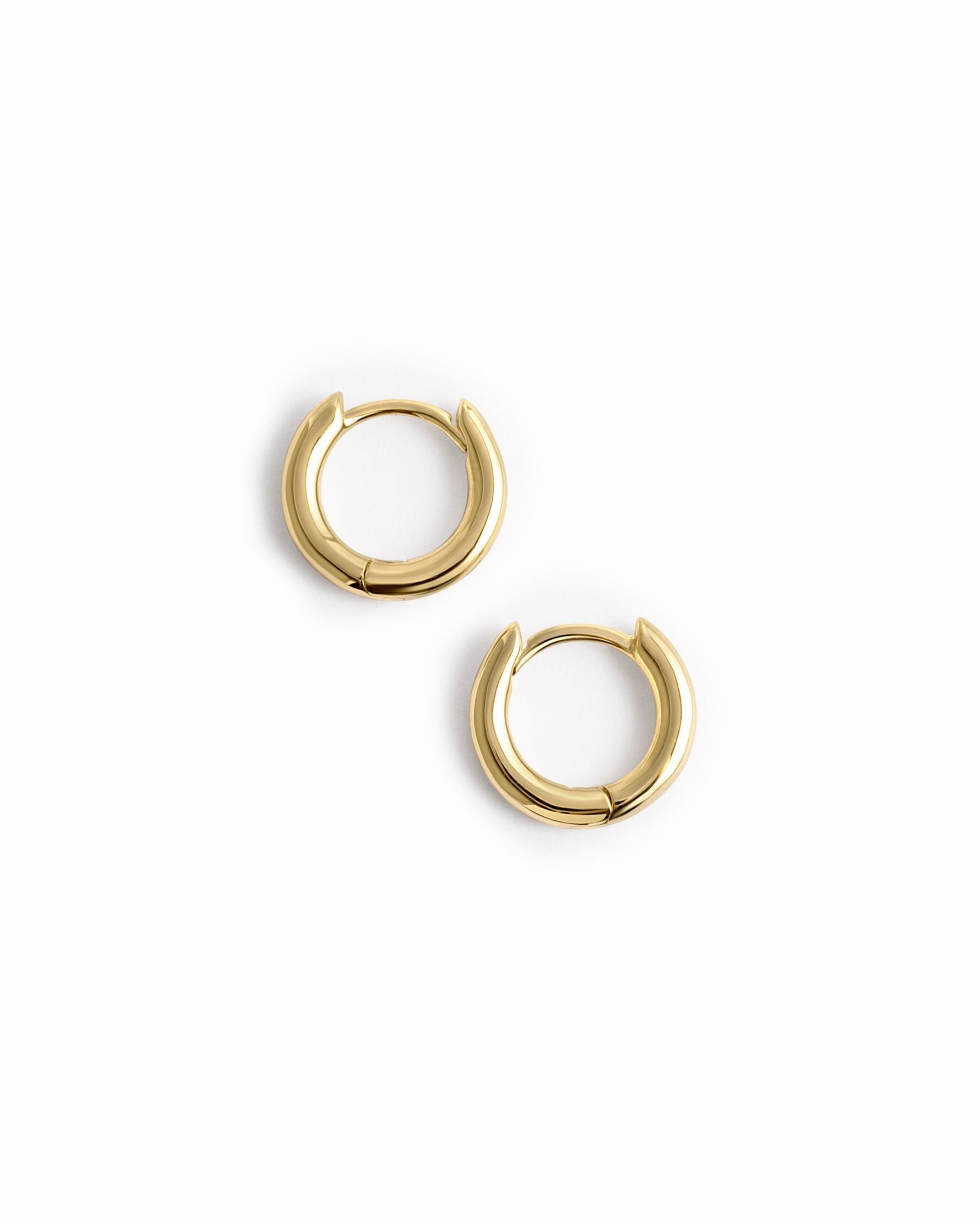 gold mini hoop earring