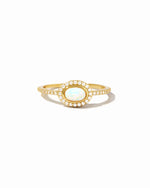 opal halo oval ring