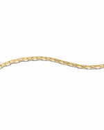 gold paperclip chain bracelet