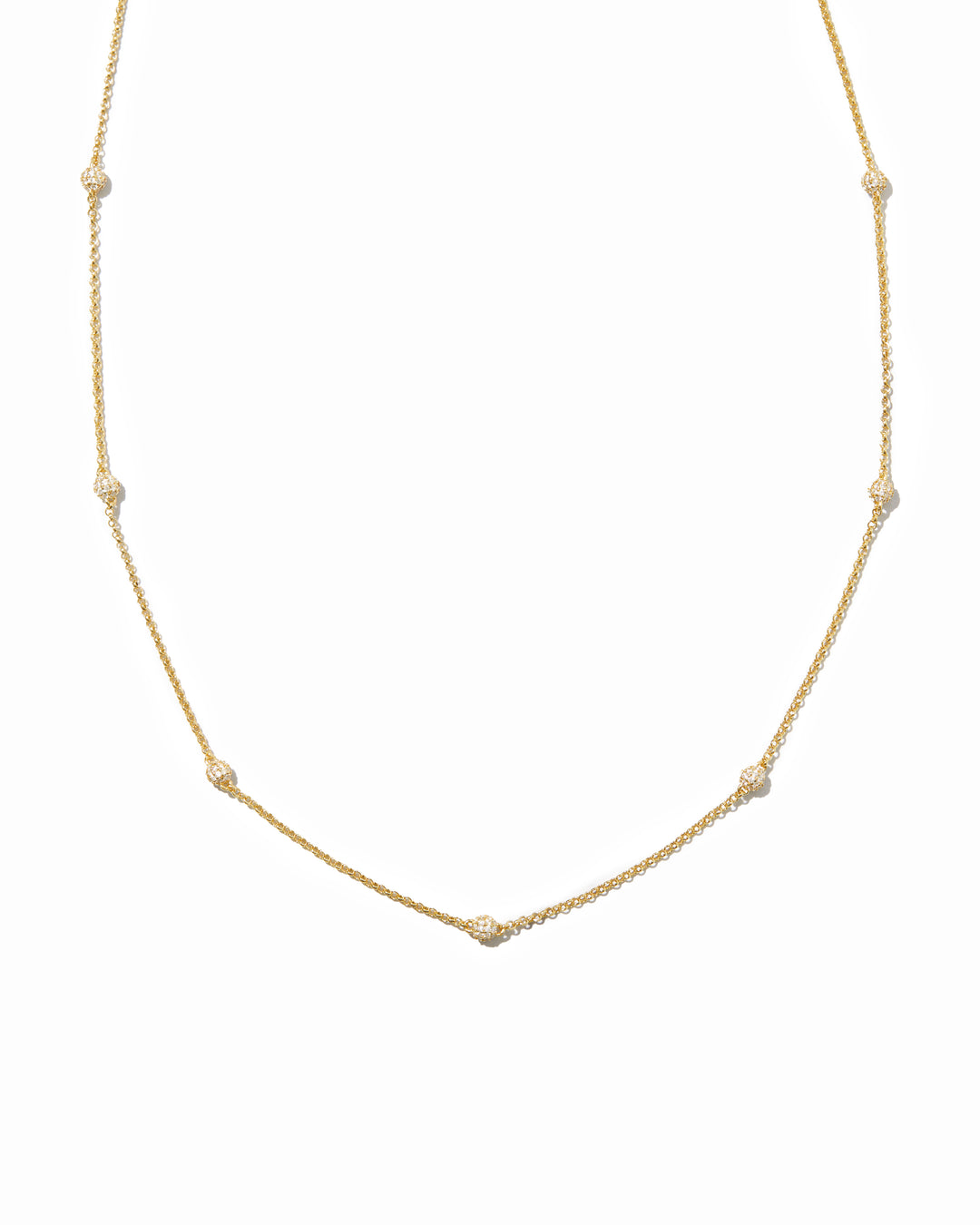 Beaded Pavé Necklace