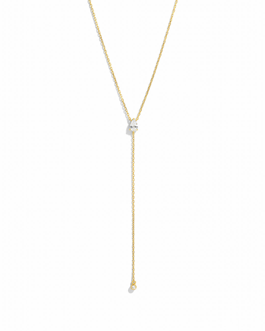 Pearl Lariat Pendant Necklace
