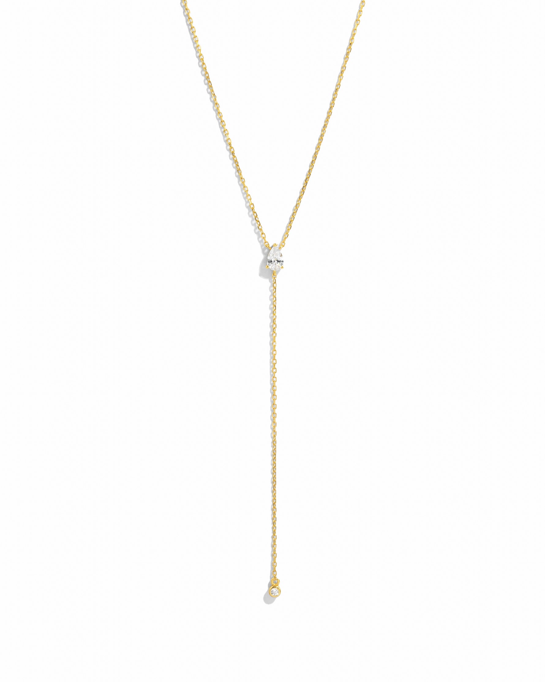 Pearl Lariat Pendant Necklace