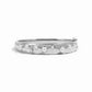 closeup image of silver pearl bangle