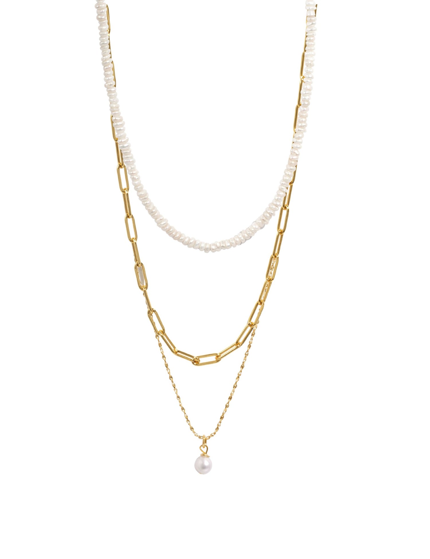 Pearl Necklace Summer Stack
