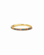 rainbow eternity ring