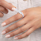 model wearing ring sizer tool