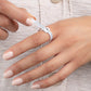 model wearing ring sizer tool