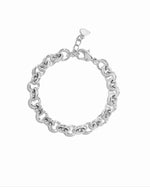 Closeup image of silver vintage bracelet