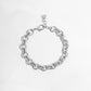 Image of silver sami jewels chunky bracelet