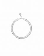 silver baguette bracelet 