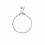 dainty silver bracelet set