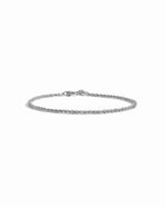silver diamond cut stacking bracelet